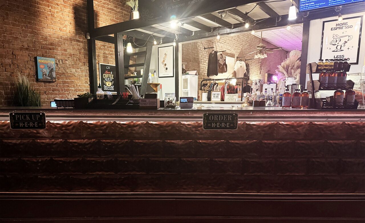 GW Coffee House counter